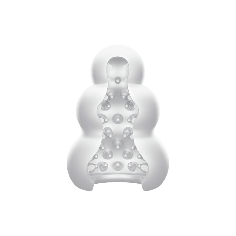 Мастурбатор нереалистичный MensMax Pucchi Dot, TPE, белый, 6,5 см