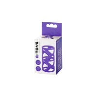 Насадка на пенис A-Toys by TOYFA, силикон, фиолетовый, 7,5 см