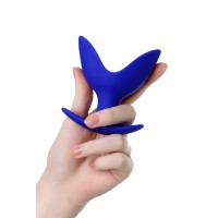 Расширяющая анальная втулка ToDo by Toyfa Bloom, силикон, синяя, 9,5 см, Ø 7 см