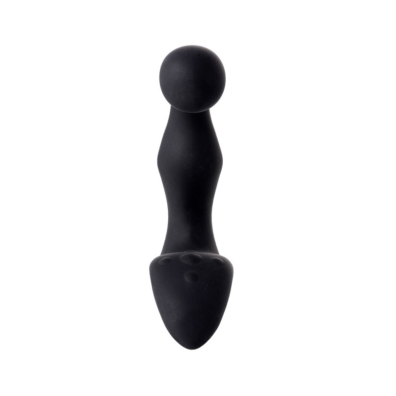 Стимулятор простаты Erotist Fifth, cиликон, черный, 14,1 см