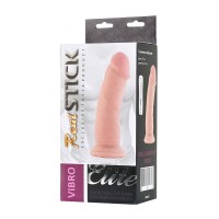 Реалистичный вибратор RealStick Elite Vibro, TPR, телесный, 7 режимов вибрации, 18 см