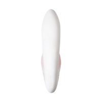 Вибратор Satisfyer Supernova, с вакуум-волновым стимулятором, силикон, белый, 16,9 см