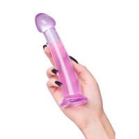 Нереалистичный фаллоимитатор Jelly Dildo M Toyfa Basic, TPE, фиолетовый, 18 см
