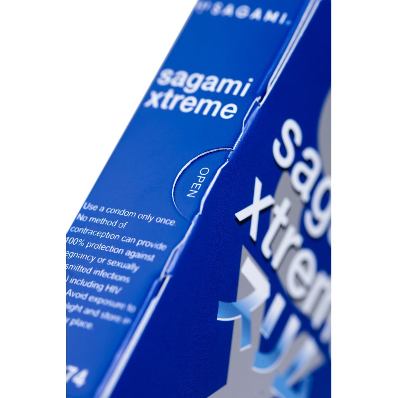 Презервативы Sagami, extreme, feel fit, гладкие, 19 см, 5,1 см, 3 шт.