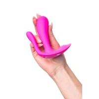 Вибратор для ношения с двойной стимуляцией Satisfyer Top Secret+ Connect App, розовый, 11 см