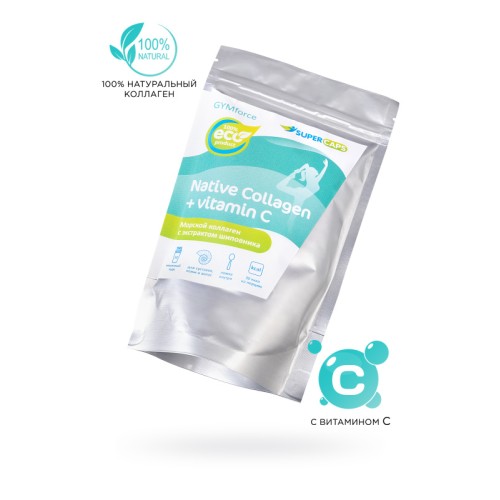 Натуральный коллаген Super Caps, Collagen с витамином С,150 г