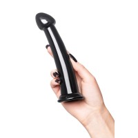 Нереалистичный фаллоимитатор Jelly Dildo L Toyfa Basic, TPE, черный, 20 см