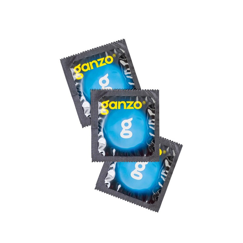 Презервативы  GANZO XXL увеличенные, латекс, 19 см, 5,5 см, 3 шт.