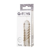 Насадка на пенис A-Toys by TOYFA Kors, TPR, прозрачный, 15,3 см