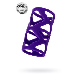 Насадка на пенис A-Toys by TOYFA, силикон, фиолетовый, 7,5 см