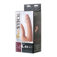 Страпон на креплении RealStick Elite, TPR, телесный, 19 см