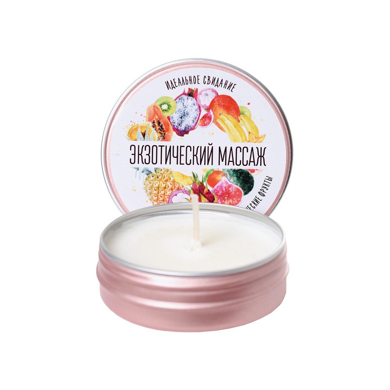 Массажная свеча Yovee «Экзотический массаж», тропические фрукты, 30 мл