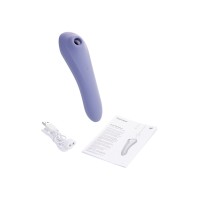 Вакуум-волновой стимулятор клитора Satisfyer Dual Pleasure Connect App, силикон, сиреневый, 17,9 см