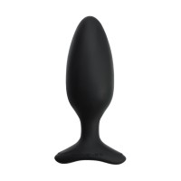 Анальная втулка LOVENSE Hush 2 (M), силикон, черная, 13,5 см