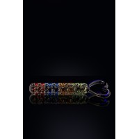 Нереалистичный фаллоимитатор Sexus Glass, стекло, прозрачный, 22,5 см