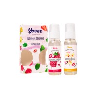 Набор гелей-смазок Yovee для любви (721001+721011), вкусовые (малина+ванильные сливки), 2х100 мл