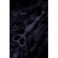 Анальная втулка POPO Pleasure by TOYFA Aquilae, водонепроницаемая, силикон, черная, 18 см, Ø 3 см