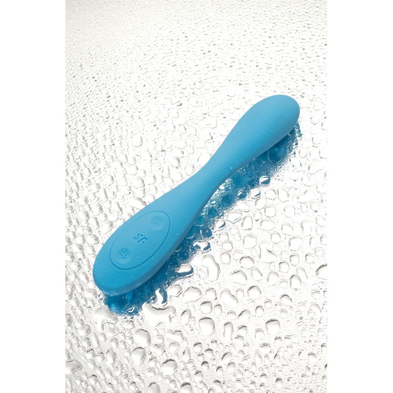 Стимулятор точки G с фиксацией формы Satisfyer G-Spot Flex 4+ Connect App, голубой, 19,5 см