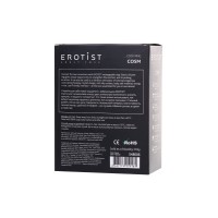 Виброкольцо Erotist Cosm, силикон, черный, 5.3 см, Ø 2,7 см