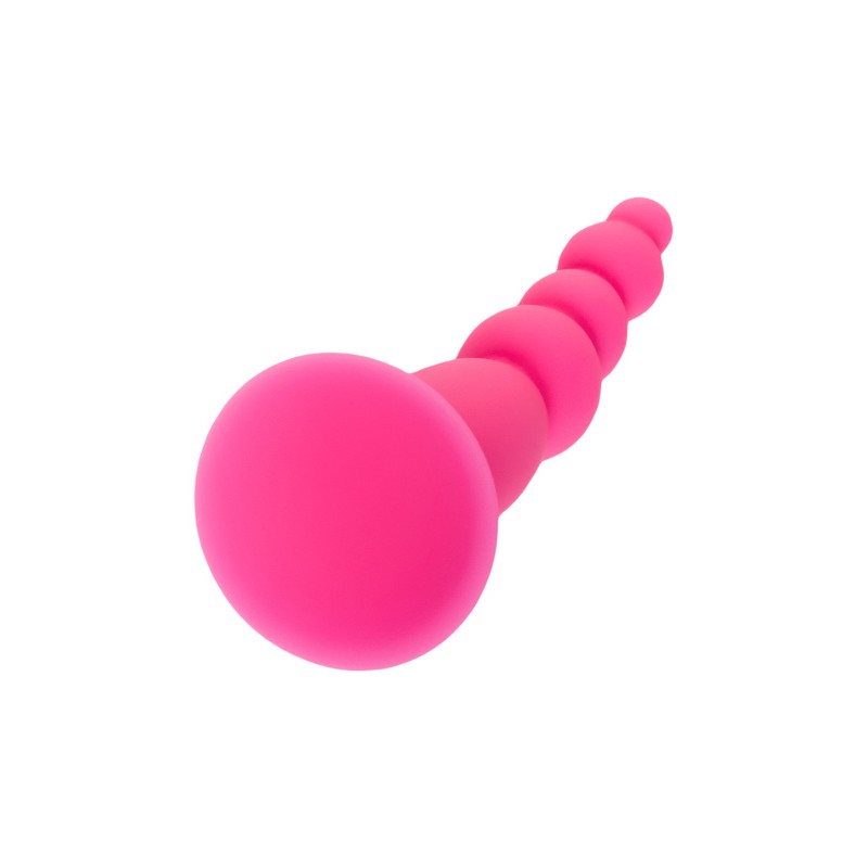 Анальная втулка A-Toys by TOYFA Hild, силикон, розовый, 11 см