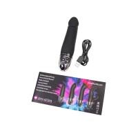 Вибратор Mystim Real Deal Neal с электростимуляцией, силикон, черный, 16,5 см