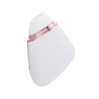 Вакуум-волновой стимулятор с вибрацией Satisfyer Love Triangle Connect App, силикон, белый, 8,8 см