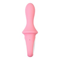 Вибратор с расширением Satisfyer Air Pump Booty 5+ Connect App, силикон, розовый, 15 см