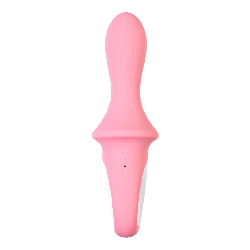 Вибратор с расширением Satisfyer Air Pump Booty 5+ Connect App, силикон, розовый, 15 см