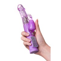 Вибратор с клиторальным стимулятором A-Toys by TOYFA High-Tech fantasy, TPE, фиолетовый, 22, 5 см