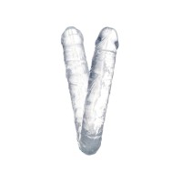 Фаллоимитатор двусторонний TOYFA Double Dildo, TPR, прозрачный, 40 см
