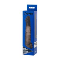 Насадка TOYFA XLover, для увеличения размера, TPE, черный, прозрачный, 22.5 см