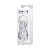 Мастурбатор A-Toys by TOYFA Jelf, ABS пластик, прозрачный, 18,5 см