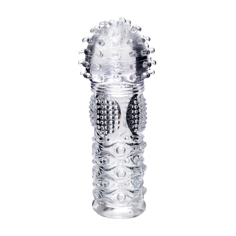 Насадка на палец A-Toys by TOYFA Hicks, TPE, прозрачный 8,5 см