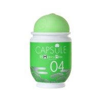 Мастурбатор нереалистичный MensMax CAPSULE 04, Matsu, TPE, зеленый, 8 см