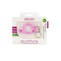 Эрекционное кольцо Joy Cocking розовое