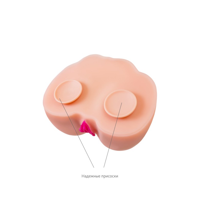 Мастурбатор реалистичный TOYFA Juicy Pussy Sophie с вибрацией, вагина и анус, TPR, телесный, 17 см