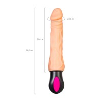 Реалистичный вибратор с подогревом A-Toys by TOYFA Cocksman, TPE, телесный, 26,5 см
