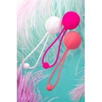 Вагинальный шарик L'EROINA by TOYFA Blush, силикон, розовый,10,5 см