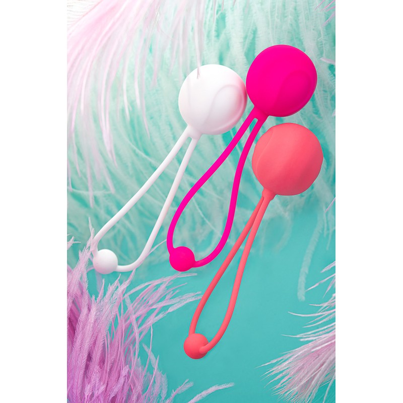 Вагинальный шарик L'EROINA by TOYFA Blush, силикон, розовый,10,5 см