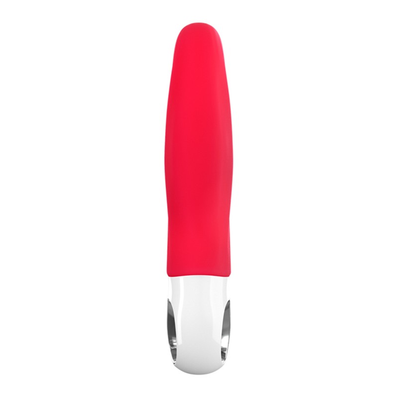 Вибратор Fun Factory LADY BI, силикон, красный, 22 см
