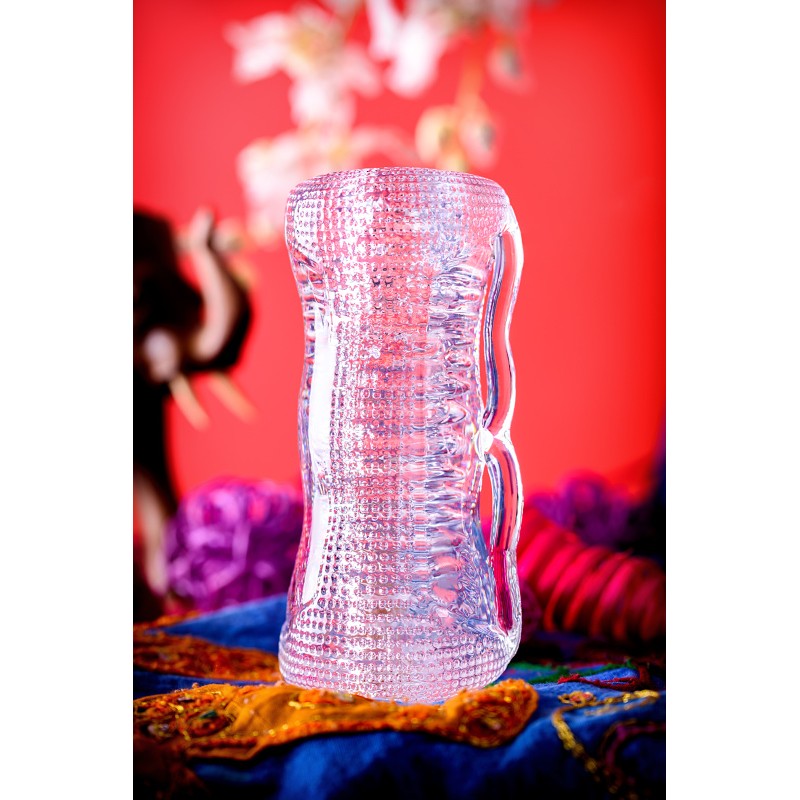 Мастурбатор нереалистичный Lingam by TOYFA  Asha, TPE, прозрачный, 14 см