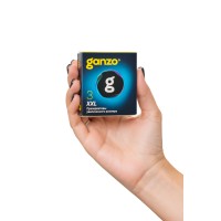 Презервативы  GANZO XXL увеличенные, латекс, 19 см, 5,5 см, 3 шт.