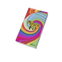 Презервативы Sagami, miracle fit, латекс, 18,5 см, 5,2 см, 10 шт.