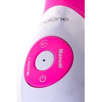 Нереалистичный вибратор Nalone Pulse, силикон, розовый, 21 см
