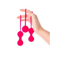 Вагинальные шарики A-Toys by TOYFA Redvil, силикон, розовые, 16,5 см
