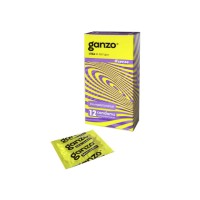Презервативы Ganzo, sense, ультратонкие, латекс, 18 см, 5,2 см, 12 шт.