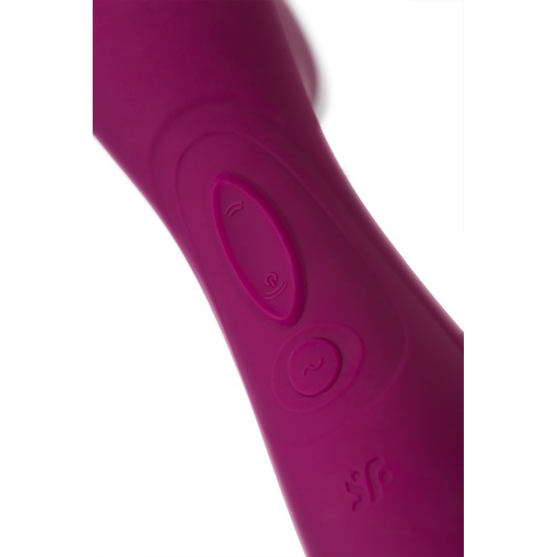 Вакуумный стимулятор клитора Satisfyer Pro 2 Generation 3, Connect App, бордовый, 16,4 см