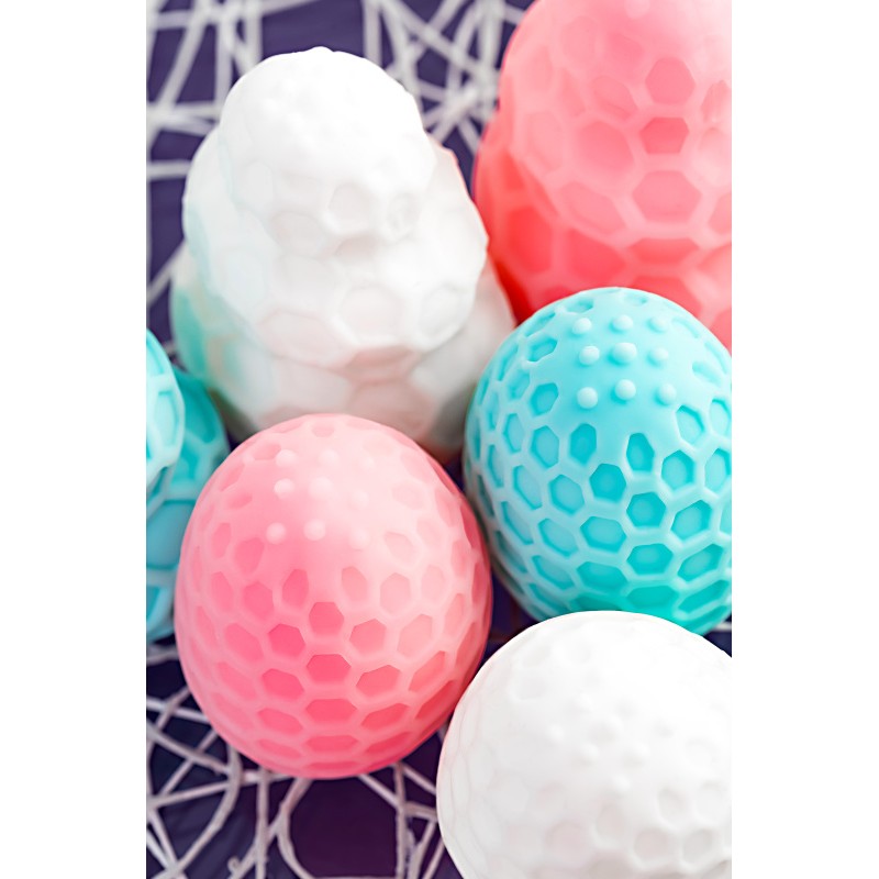 Фото A-toys by TOYFA Мастурбатор A-Toys by TOYFA Pufl, бирюзовый, ТРЕ, 6 см Ø 2,7 см