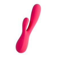 Нереалистичный вибратор Satisfyer Mono Flex Connect App, силикон, красный, 20,4 см.