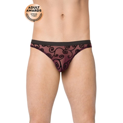 Трусы мужские с узором SoftLine Collection, фиолетовый, M